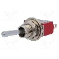 Intrerupator basculant, 3 pozitii, mod comutare ON-OFF-ON, SP3T, C&K - 7103SYZQE