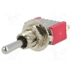 Intrerupator basculant, 3 pozitii, mod comutare ON-OFF-ON, SP3T, IC SWITCHES - IC1201T1B1M1QE Intrerupator basculant, 3 pozitii, mod comutare ON-OFF-ON, SP3T, IC SWITCHES - IC1201T1B1M1QE