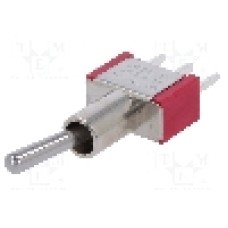 Intrerupator basculant, 3 pozitii, mod comutare ON-OFF-ON, SP3T, IC SWITCHES - IC1201T1B2M2QE