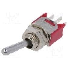 Intrerupator basculant, 3 pozitii, mod comutare ON-OFF-ON, SP3T, IC SWITCHES - IC1202T1B1M1QE