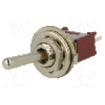 Intrerupator basculant, 3 pozitii, mod comutare ON-OFF-ON, SP3T, NINIGI - TSSM1032A2 Intrerupator basculant, 3 pozitii, mod comutare ON-OFF-ON, SP3T, NINIGI - TSSM1032A2