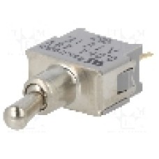 Intrerupator basculant, 3 pozitii, mod comutare ON-OFF-ON, SP3T, Nidec Copal Electronics - ATE1E-2M3-10-Z