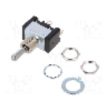 Intrerupator basculant, 3 pozitii, mod comutare ON-OFF-ON, SP3T, Nidec Copal Electronics - ET110E12-Z