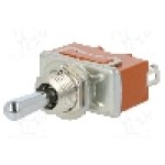 Intrerupator basculant, 3 pozitii, mod comutare (ON)-OFF-(ON), SP3T, PANASONIC - T115GULCSAFJ Intrerupator basculant, 3 pozitii, mod comutare (ON)-OFF-(ON), SP3T, PANASONIC - T115GULCSAFJ