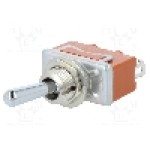 Intrerupator basculant, 3 pozitii, mod comutare ON-OFF-(ON), SP3T, PANASONIC - T115HAULCSAFJ