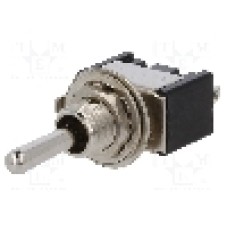 Intrerupator basculant, 3 pozitii, mod comutare (ON)-OFF-(ON), SP3T, {{Producator}} - TSM123A1