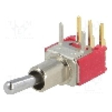 Intrerupator basculant, 3 pozitii, mod comutare ON-OFF-ON, SP3T, SALECOM ELECTRONICS - SKS08LP