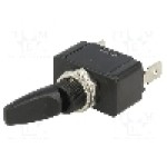 Intrerupator basculant, 3 pozitii, mod comutare ON-OFF-ON, SP3T, SCI - R13-416D2 Intrerupator basculant, 3 pozitii, mod comutare ON-OFF-ON, SP3T, SCI - R13-416D2