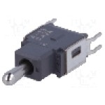 Intrerupator basculant, 3 pozitii, mod comutare ON-OFF-ON, SPDT, NKK SWITCHES - A13JB Intrerupator basculant, 3 pozitii, mod comutare ON-OFF-ON, SPDT, NKK SWITCHES - A13JB