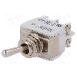 Intrerupator basculant, 3 pozitii, mod comutare ON-ON-ON, {{Configuraţie pini}}, APEM - 644H Intrerupator basculant, 3 pozitii, mod comutare ON-ON-ON, {{Configuraţie pini}}, APEM - 644H