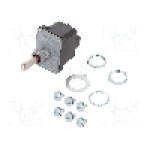Intrerupator basculant, 3 pozitii, mod comutare ON-ON-ON, DP3T, HONEYWELL - 2NT1-12