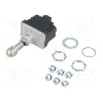 Intrerupator basculant, 3 pozitii, mod comutare ON-ON-ON, DPDT, HONEYWELL - 2TL1-10A