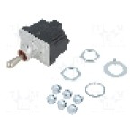 Intrerupator basculant, 3 pozitii, mod comutare ON-ON-(ON), DPDT, HONEYWELL - 2TL1-50