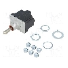 Intrerupator basculant, 3 pozitii, mod comutare ON-ON-(ON), DPDT, HONEYWELL - 2TL1-50
