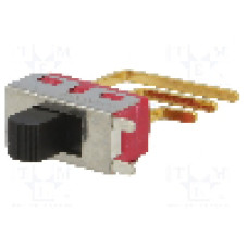 Intrerupator glisant, 2 pozitii, SPDT, ON-ON, SALECOM ELECTRONICS - S3PCBKP
