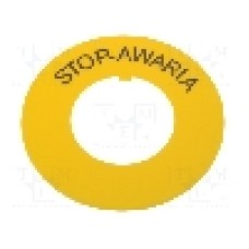 Inel plat de avertizare, PROMET - W0-P.?Ó?TE DO FI22+NAPIS STOP-AWARIA