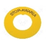 Inel plat de avertizare, PROMET - W0-P.?Ó?TE DR NAPIS STOP-AWARIA Inel plat de avertizare, PROMET - W0-P.?Ó?TE DR NAPIS STOP-AWARIA