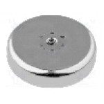 Magnet ferita (metal greu), 14mm, 63mm, M8, ELESA+GANTER - GN 50.4-HF-63-M8 Magnet ferita (metal greu), 14mm, 63mm, M8, ELESA+GANTER - GN 50.4-HF-63-M8