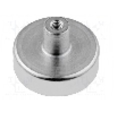 Magnet ferita (metal greu), 16mm, 63mm, M8, ELESA+GANTER - GN 50.2-HF-63-M8