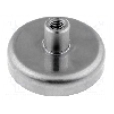 Magnet ferita (metal greu), 7mm, 25mm, M5, ELESA+GANTER - GN 50.25-HF-25