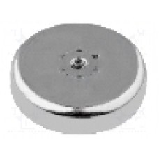 Magnet ferita (metal greu), 7mm, 32mm, M4, ELESA+GANTER - GN 50.4-HF-32-M4