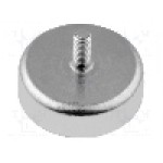 Magnet ferita (metal greu), 9mm, 47mm, ELESA+GANTER - GN 50.3-HF-47-M6 Magnet ferita (metal greu), 9mm, 47mm, ELESA+GANTER - GN 50.3-HF-47-M6