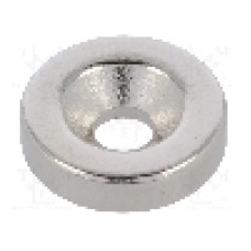 Magnet neodim, 3mm, 12mm, ELESA+GANTER - GN 55.1-ND-12-3.5-3