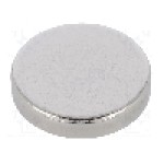 Magnet neodim, 3mm, 15mm, ELESA+GANTER - GN 55.2-ND-15-3