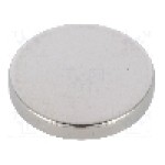 Magnet neodim, 3mm, 20mm, ELESA+GANTER - GN 55.2-ND-20-3