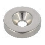 Magnet neodim, 4mm, 18mm, ELESA+GANTER - GN 55.1-ND-18-4.5-4
