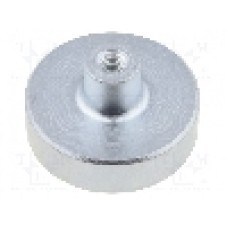 Magnet neodim, 7mm, 25mm, M4, ELESA+GANTER - GN 50.2-ND-25-M4