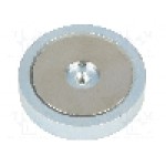 Magnet neodim, 8mm, 40mm, M5, ELESA+GANTER - GN 50.5-ND-40