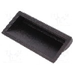 Maner ABS, 40mm, neagra, MENTOR - 3234.2003