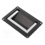 Maner 91mm, neagra şi argintie, MENTOR - 263.1