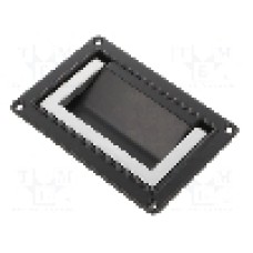 Maner 91mm, neagra şi argintie, MENTOR - 263.1