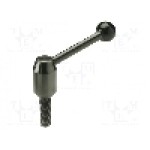 Maner ajustabil, 138mm, ELESA+GANTER - GN 212.3-40-M16-63-D