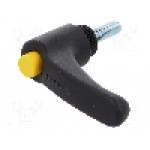 Maner ajustabil, 44mm, ELESA+GANTER - ERX.44 P-M6X16-C4