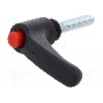 Maner ajustabil, 44mm, ELESA+GANTER - ERX.44 P-M6X25-C6