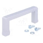 Maner aluminiu, 102mm, gri, MENTOR - 268.02