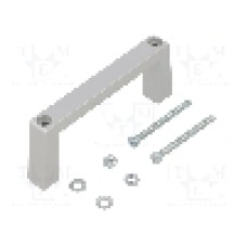 Maner aluminiu, 102mm, gri, MENTOR - 3268.1112