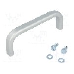 Maner aluminiu, 108mm, gri, MENTOR - 277.6