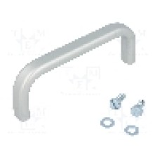 Maner aluminiu, 108mm, gri, MENTOR - 277.6