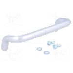 Maner aluminiu, 120mm, gri, MENTOR - 3313.1201