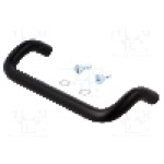 Maner aluminiu, 120mm, neagra, MENTOR - 3313.1203