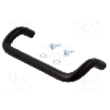 Maner aluminiu, 120mm, neagra, MENTOR - 3313.1203