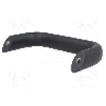 Maner aluminiu, 125mm, neagra, ELESA+GANTER - GN565.2-20-112-SW