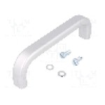 Maner aluminiu, 130mm, gri, MENTOR - 277.3