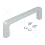 Maner aluminiu, 134mm, gri, MENTOR - 268.3