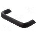 Maner aluminiu, 141mm, neagra, ELESA+GANTER - GN565.2-20-128-SW