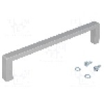 Maner aluminiu, 191mm, gri, MENTOR - 268.04